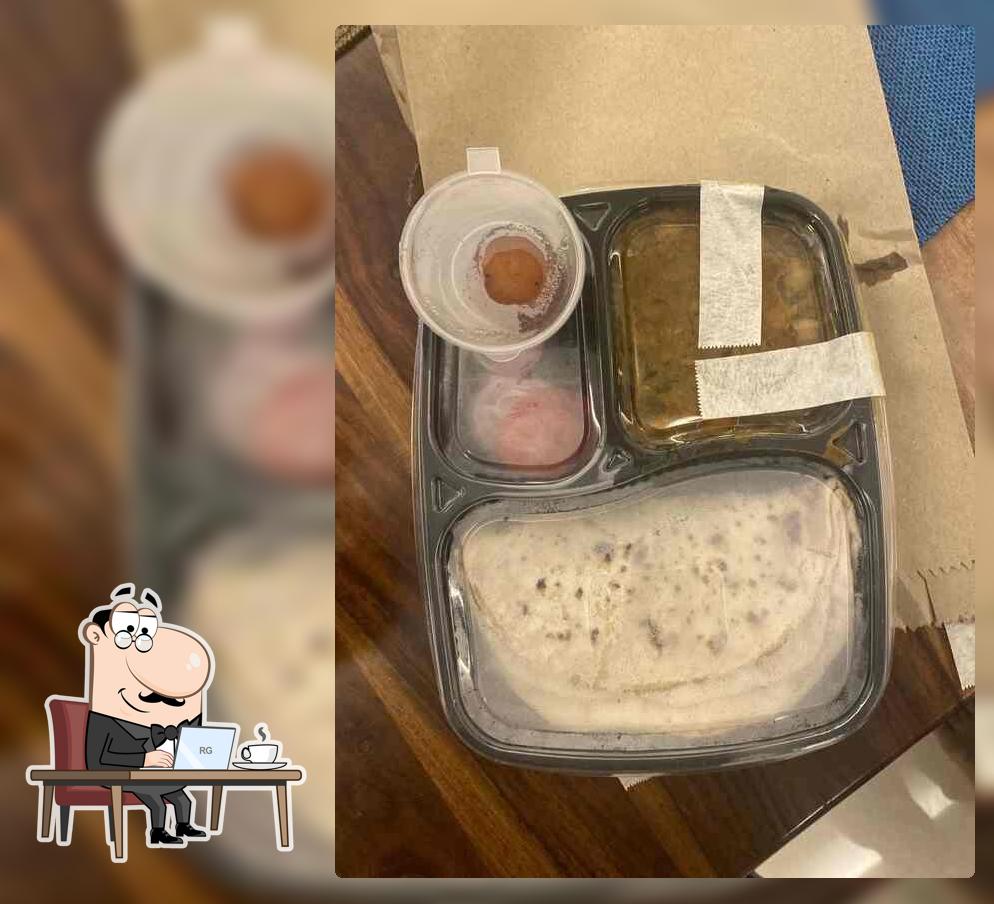 The interior of Mom's Tiffin