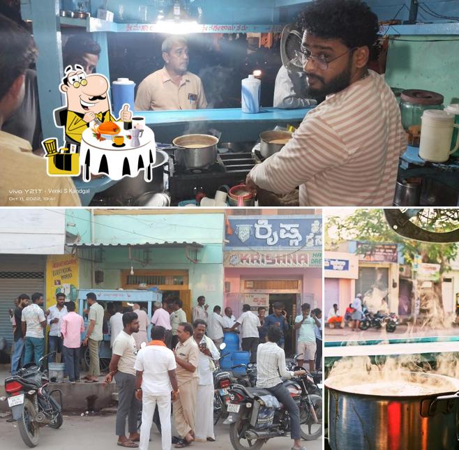 Food at Namma Basava Tea Stall