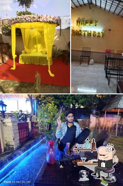 The interior of Vrindavan Cafe & Restaurant