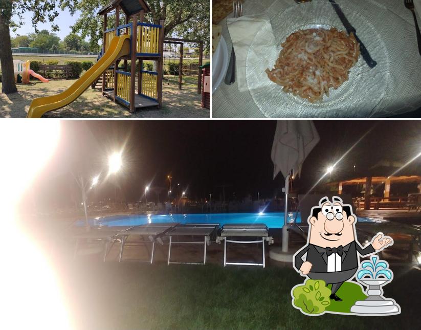 La foto della esterno e cibo di Ristorante Agriturismo La Casina