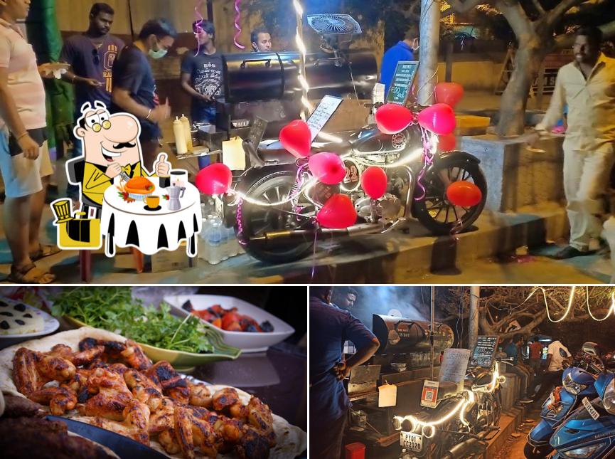 The restaurant's food and exterior