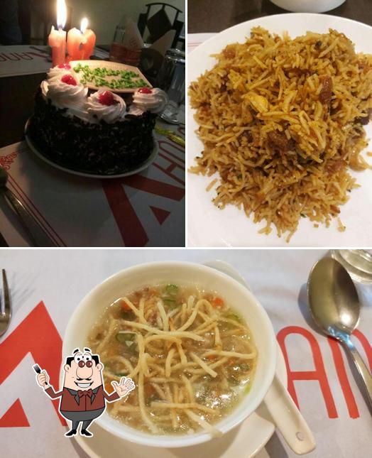 Meals at Aangan Restaurant