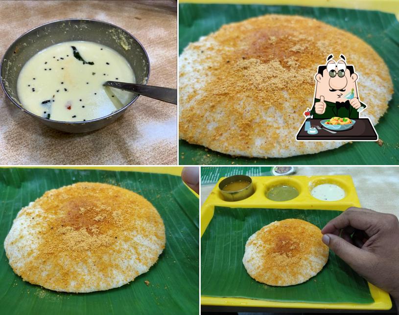 Food at Adyar Vaishnavas Thattu Idli Kadai