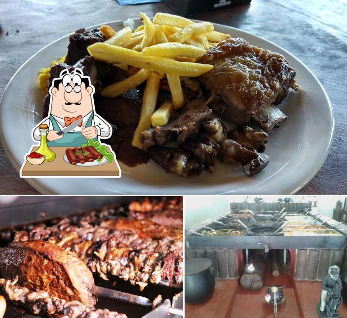 Costelas de porco em Fornalha Restaurante e Churrascaria