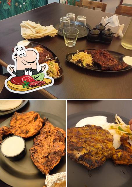 Fox Vibe Restocafe Thiruvalla serves meat dishes