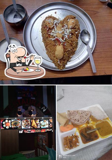 Among various things one can find food and interior at Hotel Raj Darbar,Banquet and Restaurant