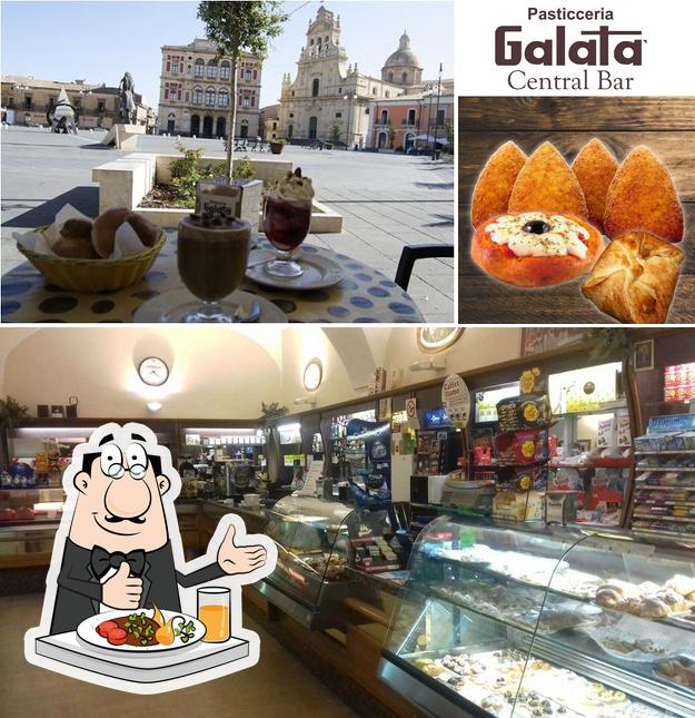 Galatà Central Bar si caratterizza per la cibo e esterno