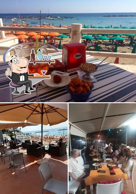 Gli interni di Gigi bar Santa Marinella