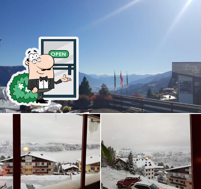 Goditi la vista dagli esterni di Aparthotel Edy Bruggmann