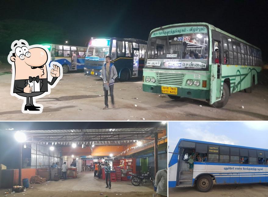 See this picture of Chennai to pondy ECR food stop