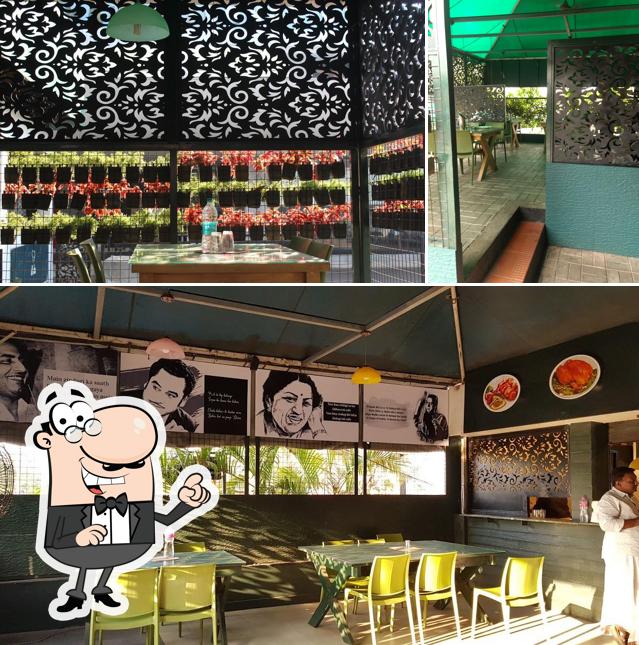 The interior of Dhaba