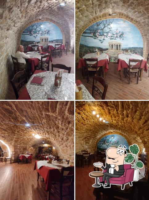 Gli interni di La Grotta di Vigata
