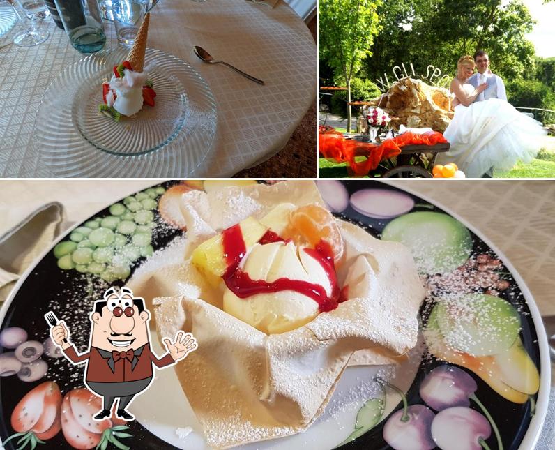 Panna cotta al Ristorante Piccolo Mondo di Gasparella Gino