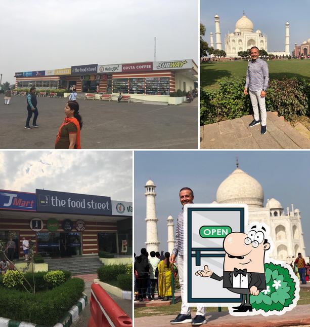 The exterior of The Food Street