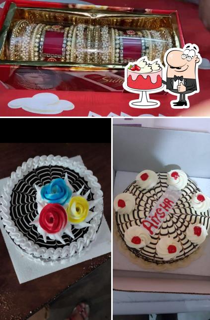 Look at this image of Tulsi singar and cake bakery