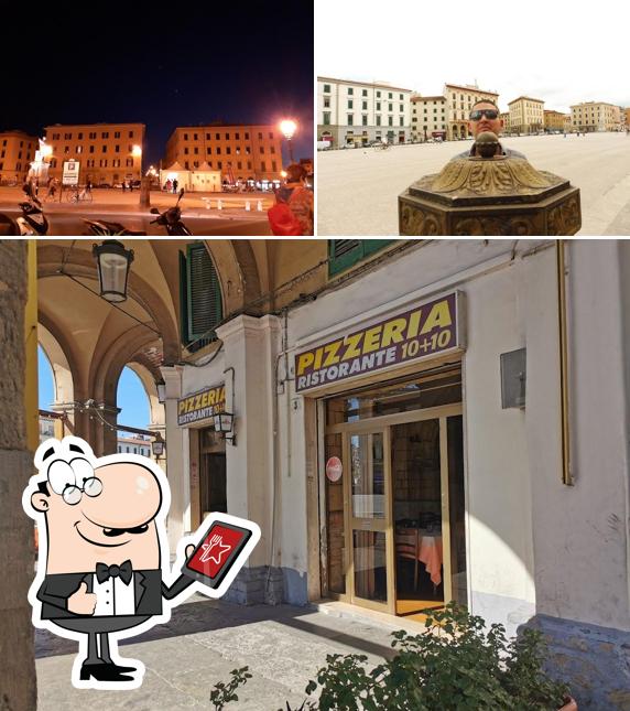 Gli esterni di Ristorante Pizzeria 10 + 10