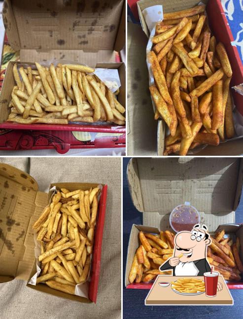 French fries at Squisito Pizzeria