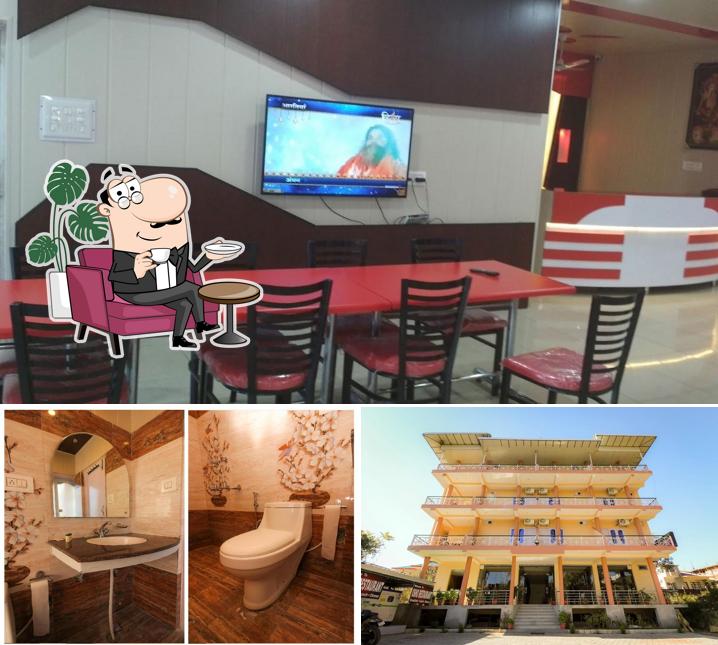 The image of interior and exterior at Osho Hotel And Restaurant