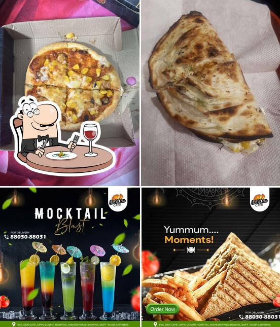 Food at Evil's Den Cafe(cloud kitchen)