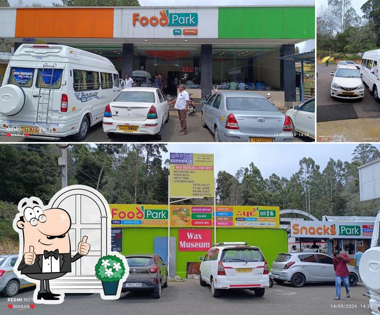 Enjoy the view outside Food park