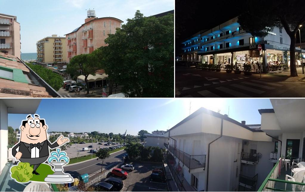 Curiosa tra gli esterni di Hotel Aldebaran