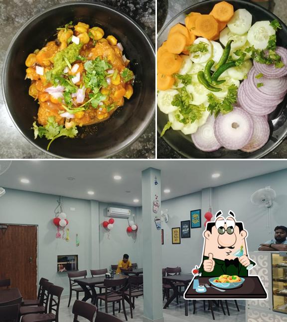 Check out the photo showing food and interior at Mukesh Sweets and Restaurant