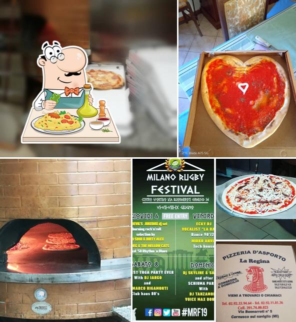 Cibo al Pizzeria la regina