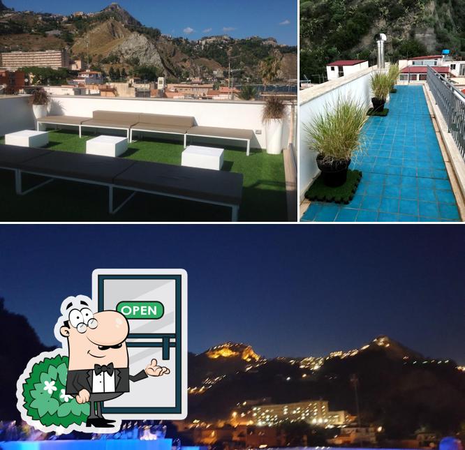 Gli esterni di Terrazza Cavallaro