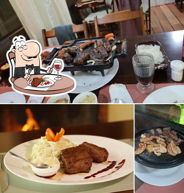 Experimente refeições de carne no Chalet Saint Moritz