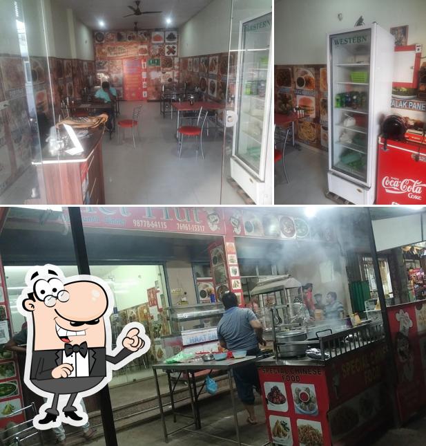 The interior of PARTY HUT