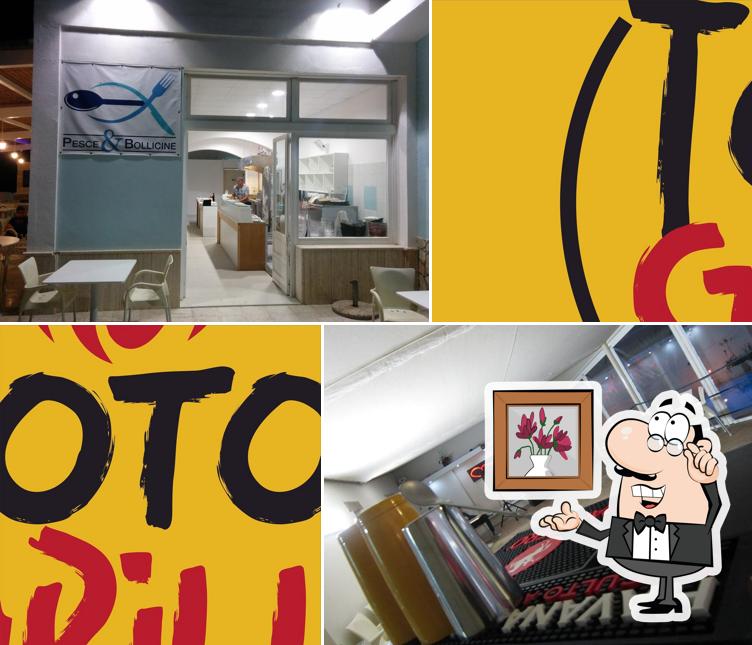 Gli interni di Pesce & Bollicine