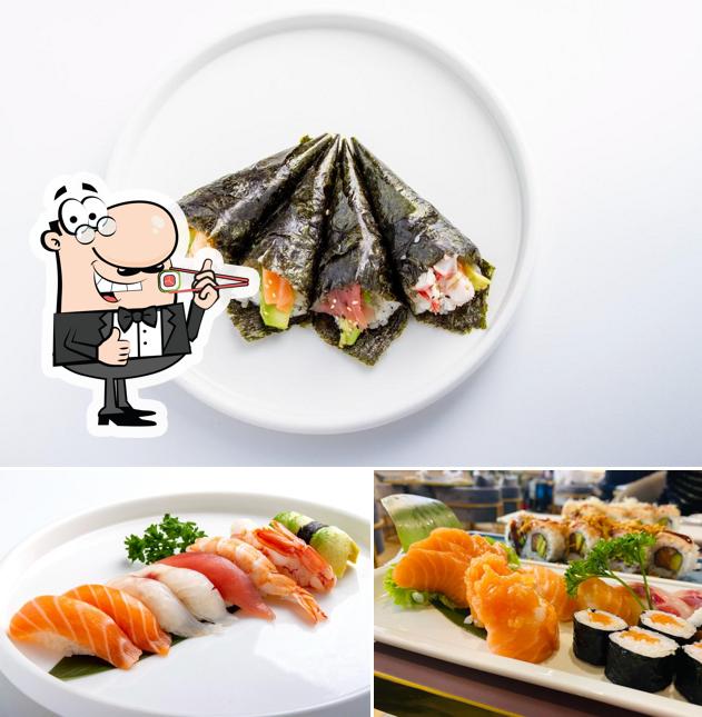 Scegli le varie opzioni di sushi