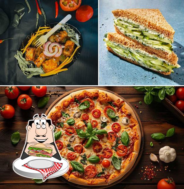 Club sandwich at The Pizza Planet