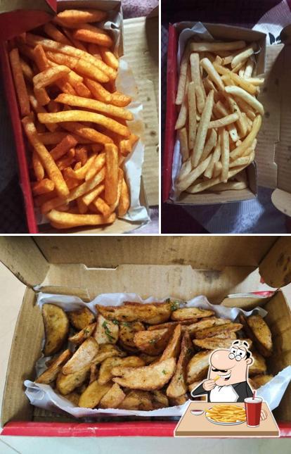 French fries at Squisito Pizzeria