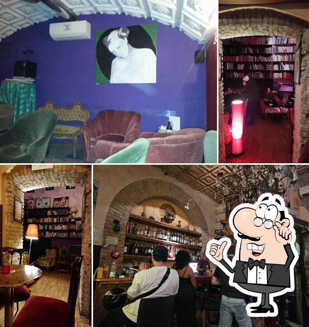 Gli interni di Caffe' bohemien