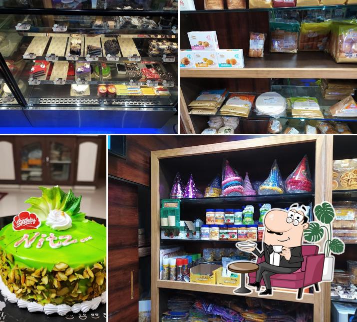 Take a seat at one of the tables at Atul Bakery Makarpura Vadodara