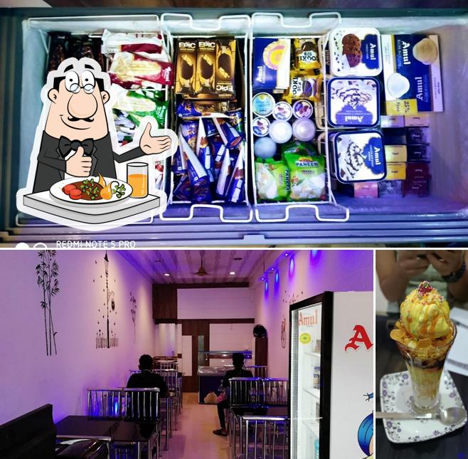 Check out the image depicting food and interior at Amul Parlour Palakkad