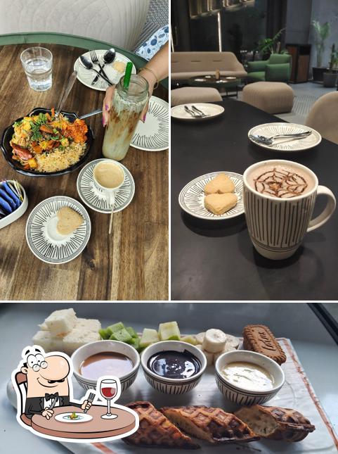 The restaurant's food and beverage