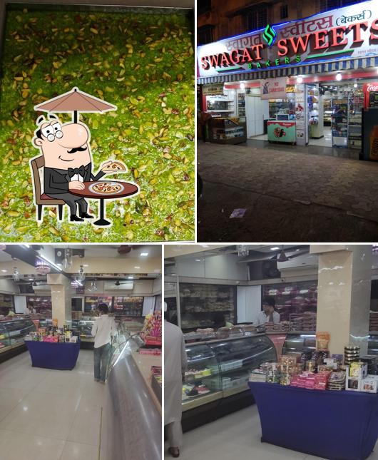 The exterior of Swagat Sweets and Bakers