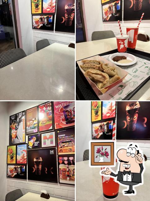 The interior of Dumpling hood
