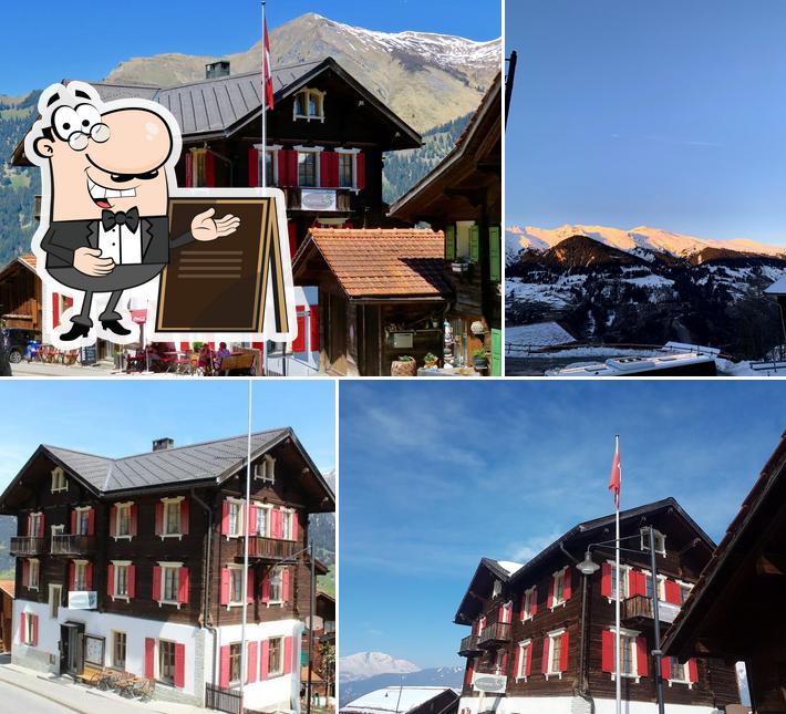 Goditi la vista dall'area esterna di Edelweiss