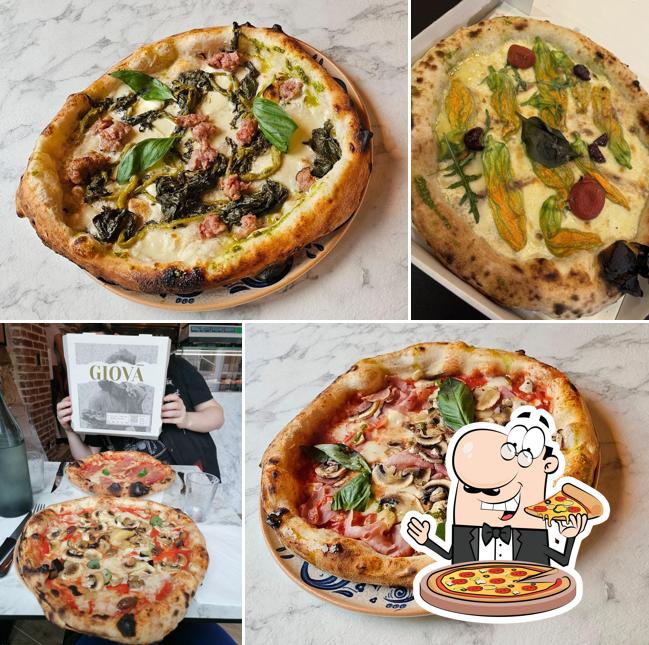A GIOVĀ, vous pouvez profiter des pizzas