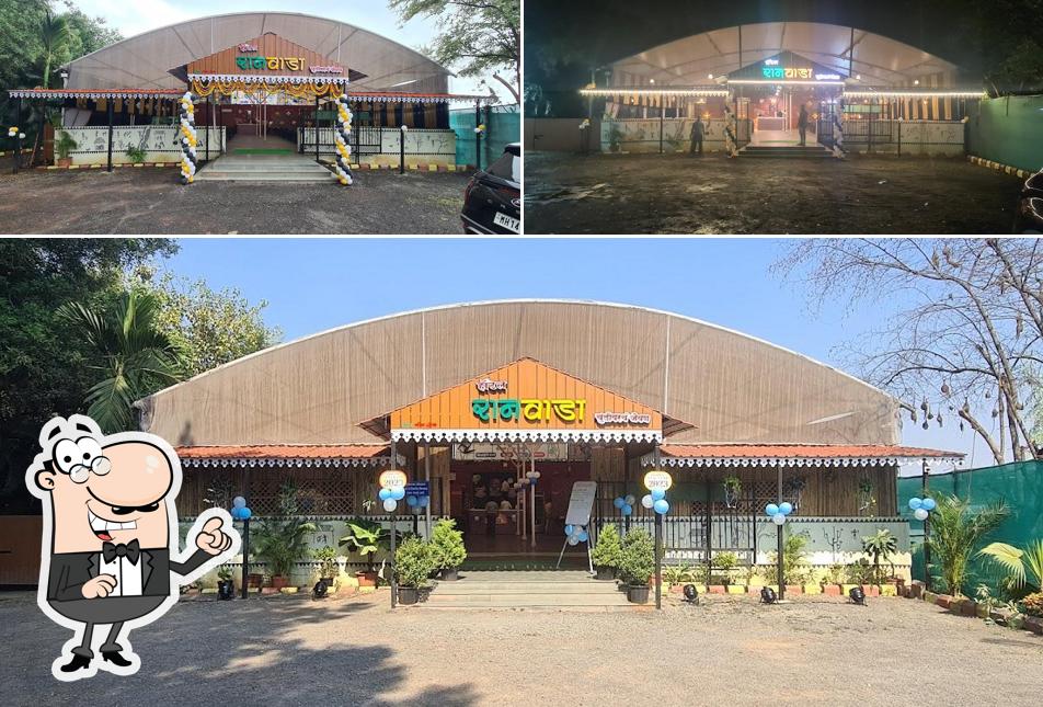 Enjoy the view outside Hotel Ranwada Family Garden Restaurant