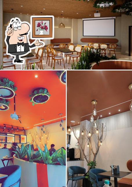 The interior of Lettuce Berry Cafe