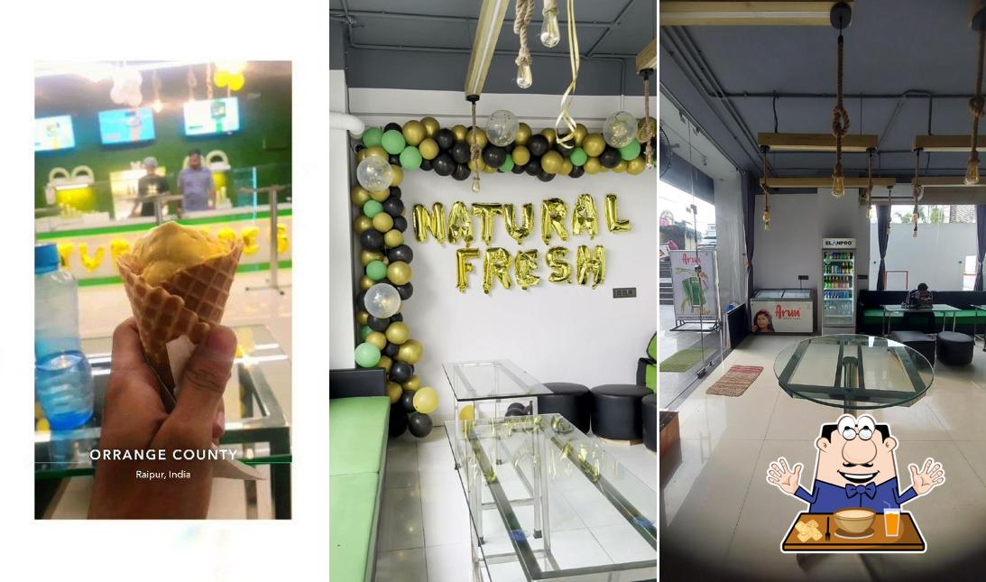 Meals at Natural Fresh Ice Cream