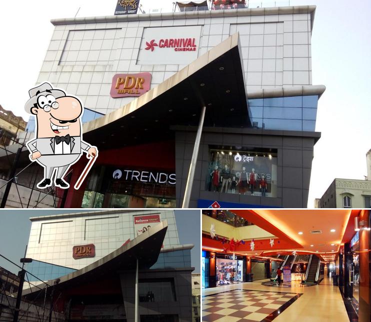 Check out the image depicting exterior and interior at PDR Mall
