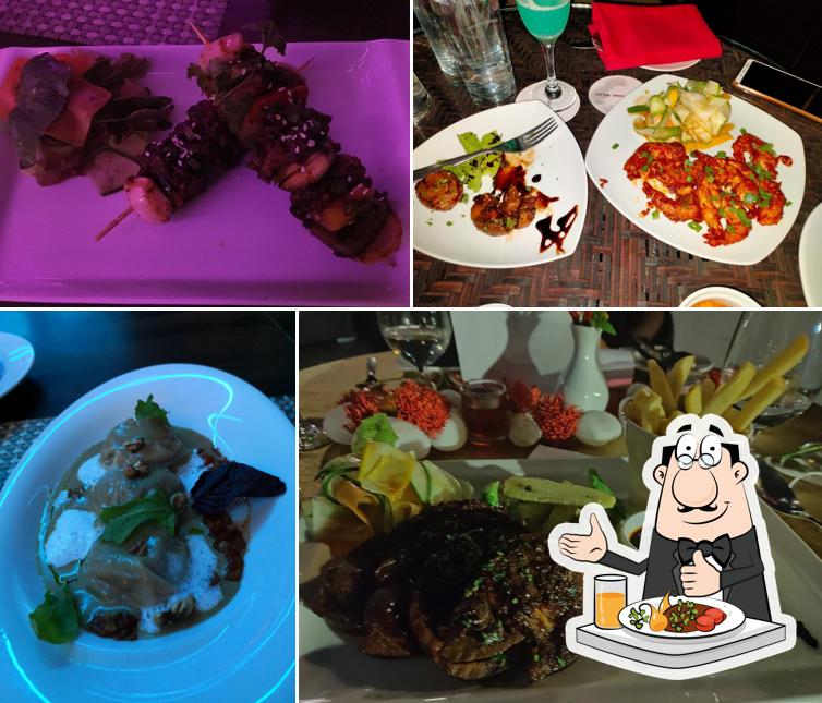 Food at SkyGrill Fusion Tapas & Lounge