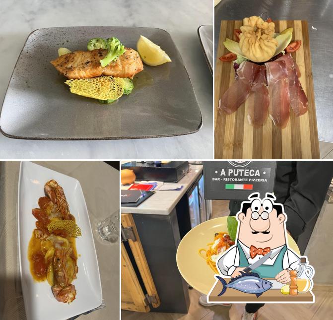 Salmone grigliato al A PUTECA PIZZERIA RISTORANTE