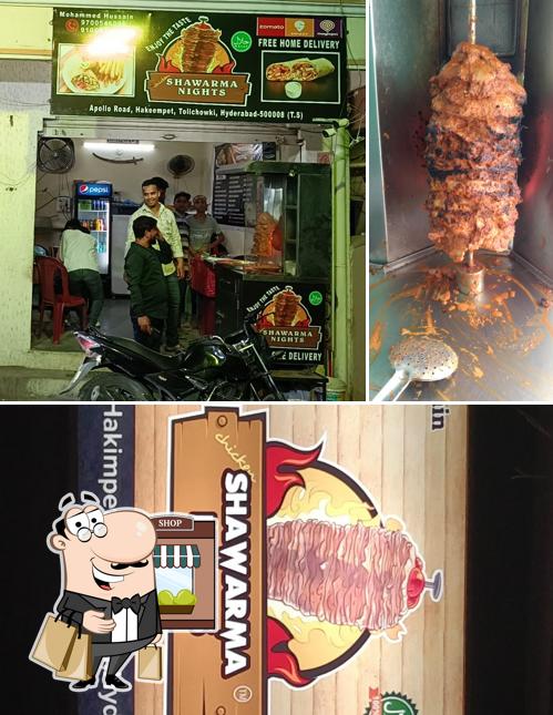 The exterior of Chicken Shawarma Nights