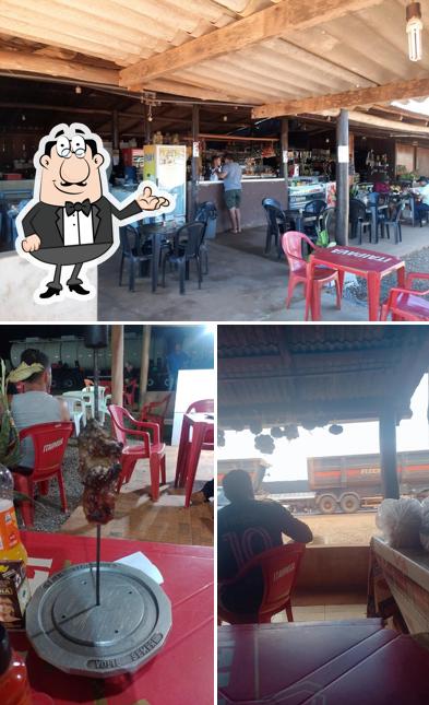O interior do Espetinho do cowboy